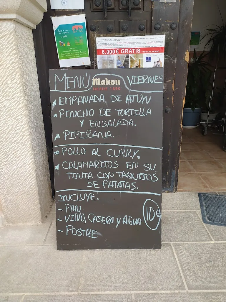 Menu_Bar Restaurante 
