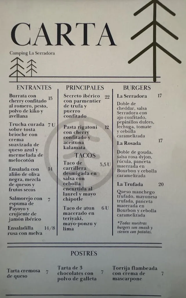 Menu_Bar la Serradora_Peralejos de las Truchas_image_1