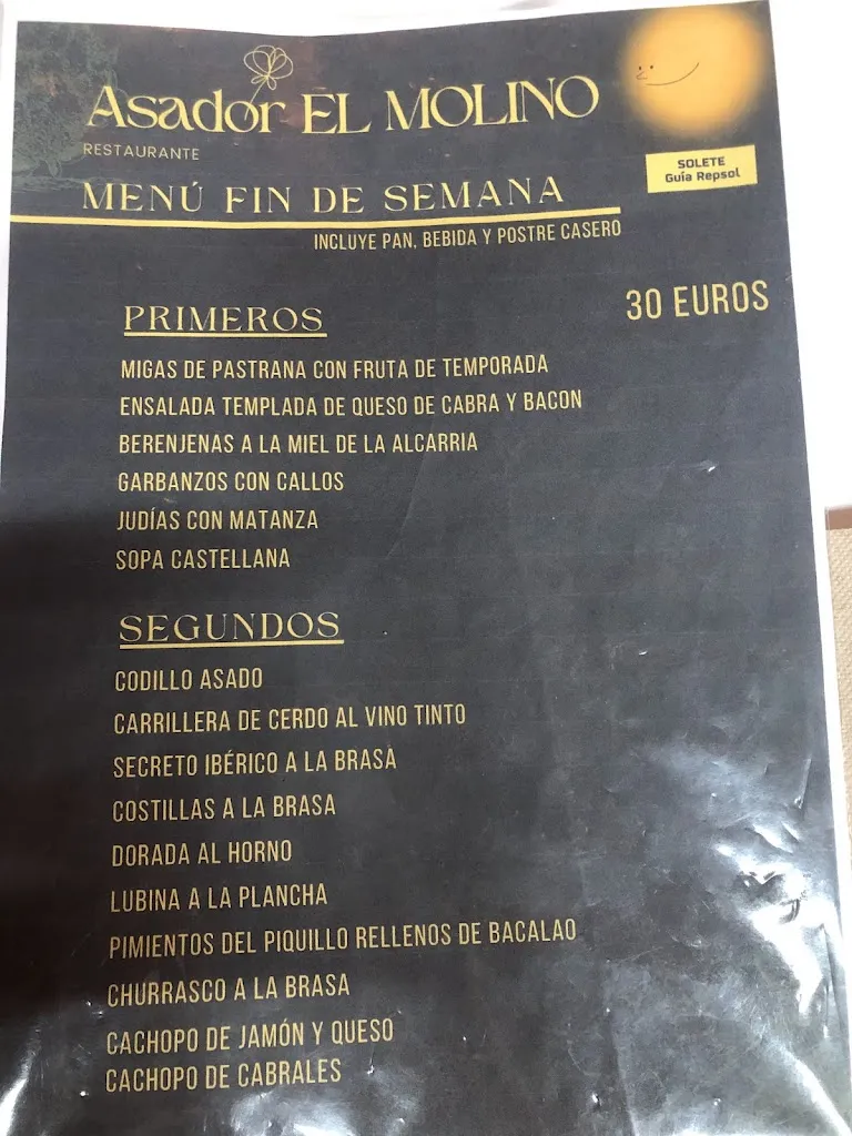 Menu_Asador EL MOLINO_Pastrana_immagine_2