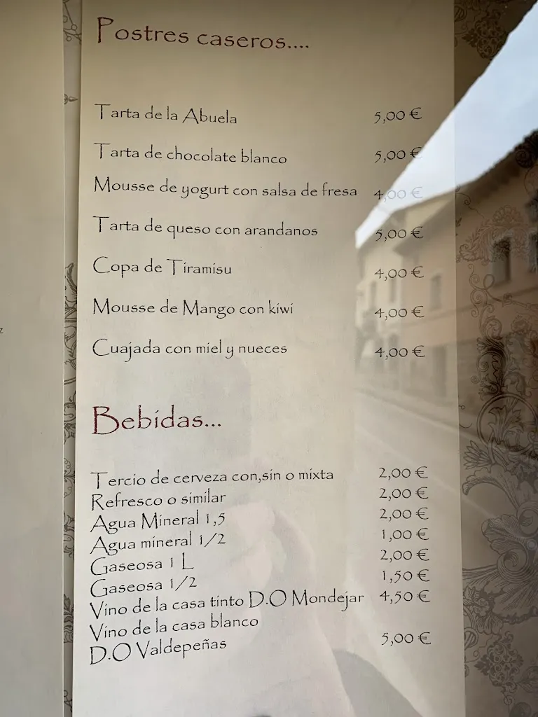 Menu_Mesón Restaurante Moratín_Pastrana_image_1