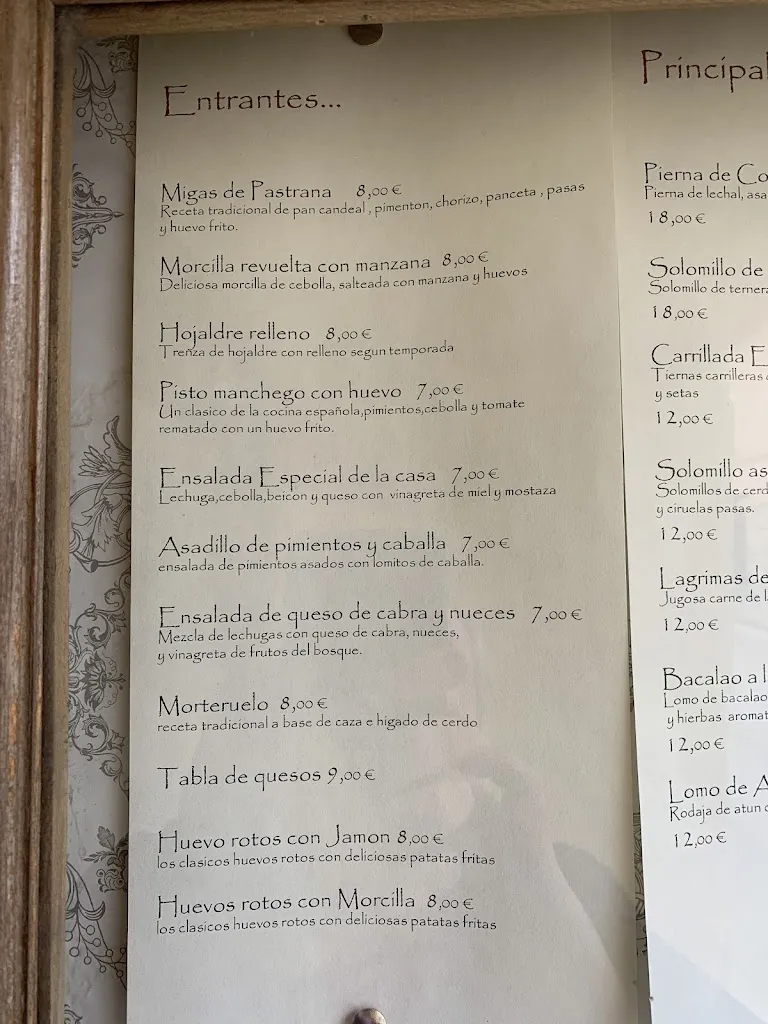 Menu_Mesón Restaurante Moratín_Pastrana_image_2