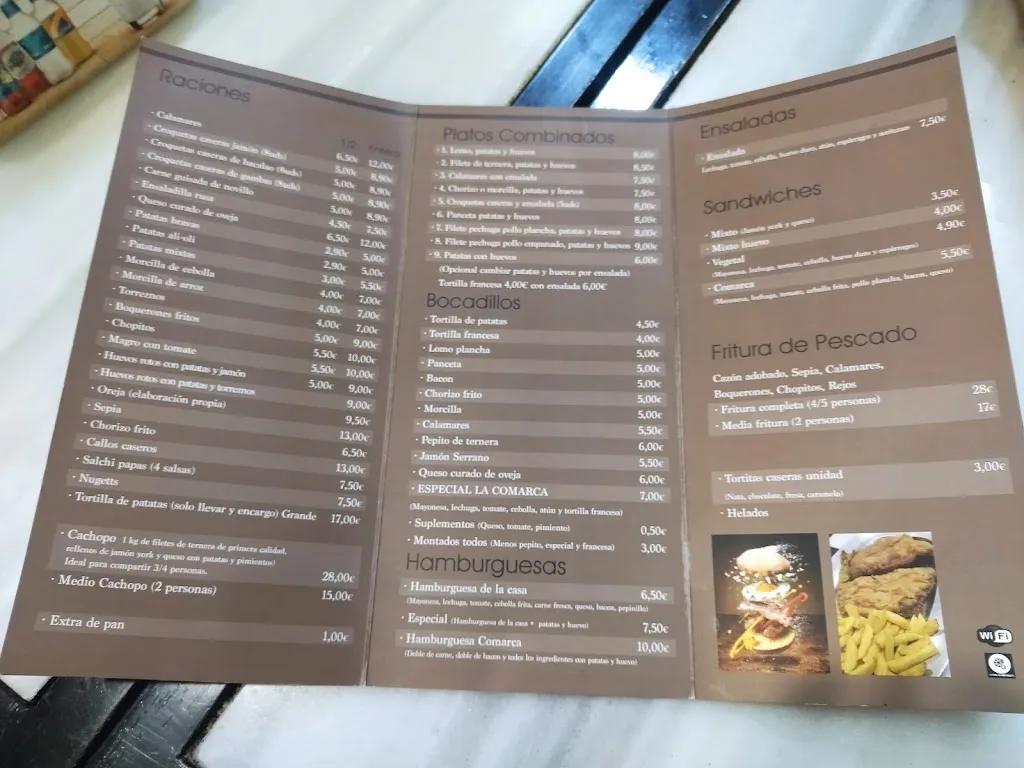 Menu_Bar tapas La Comarca_Pastrana_image_3