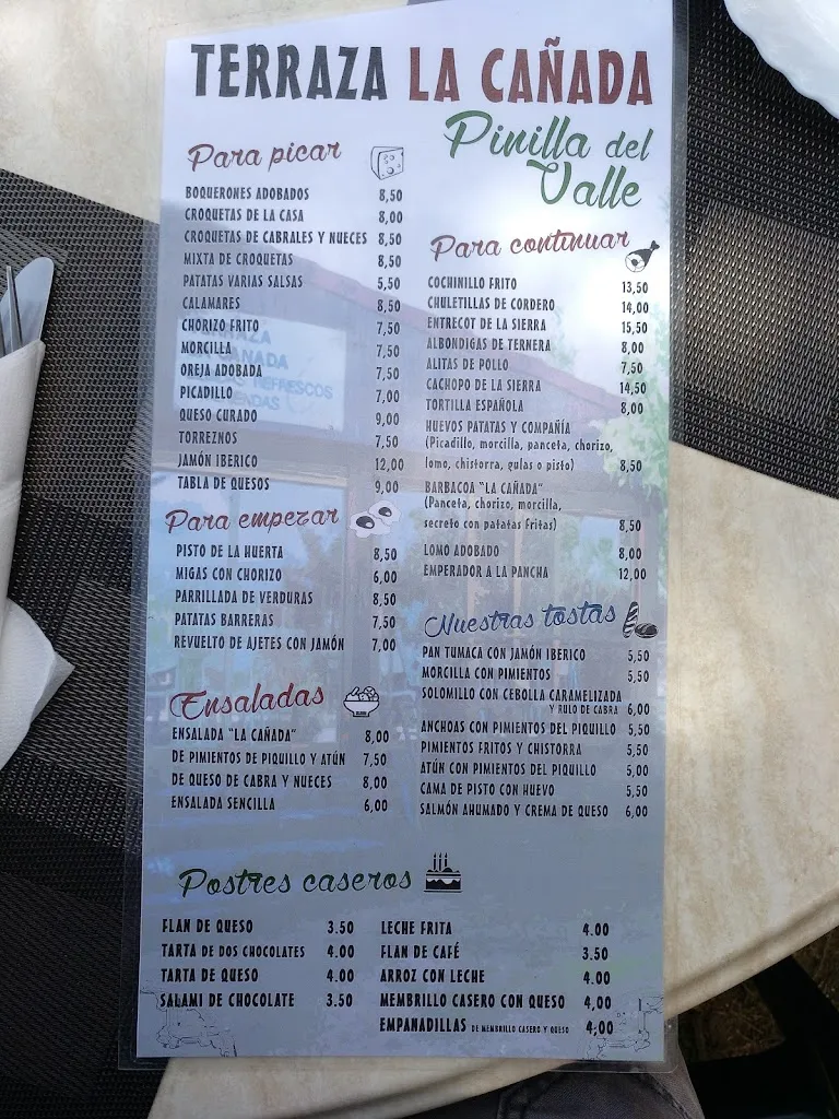 Menu_Terraza La Cañada_Pinilla de Molina_image_4