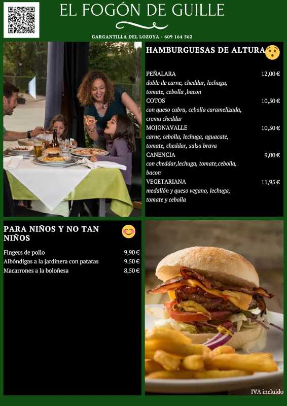 Menu_Restaurante El Fogón de Guille_Pinilla de Molina_immagine_2