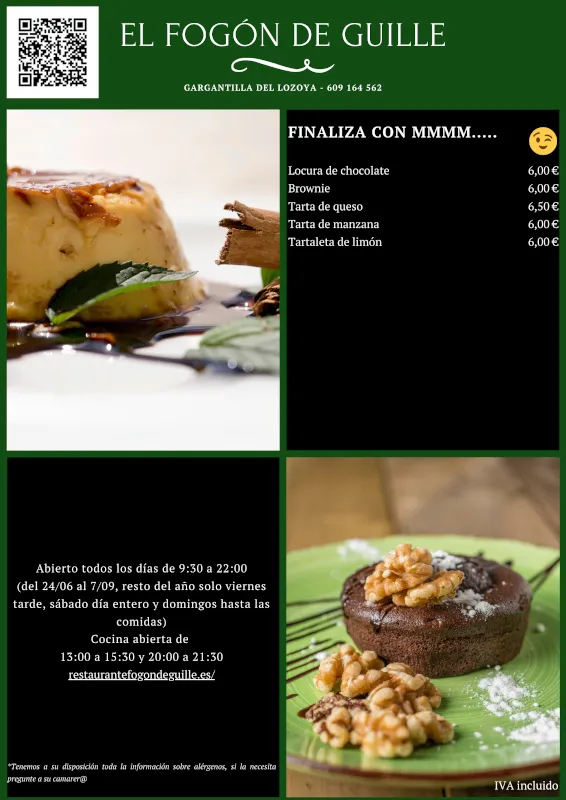Menu_Restaurante El Fogón de Guille_Pinilla de Molina_immagine_3