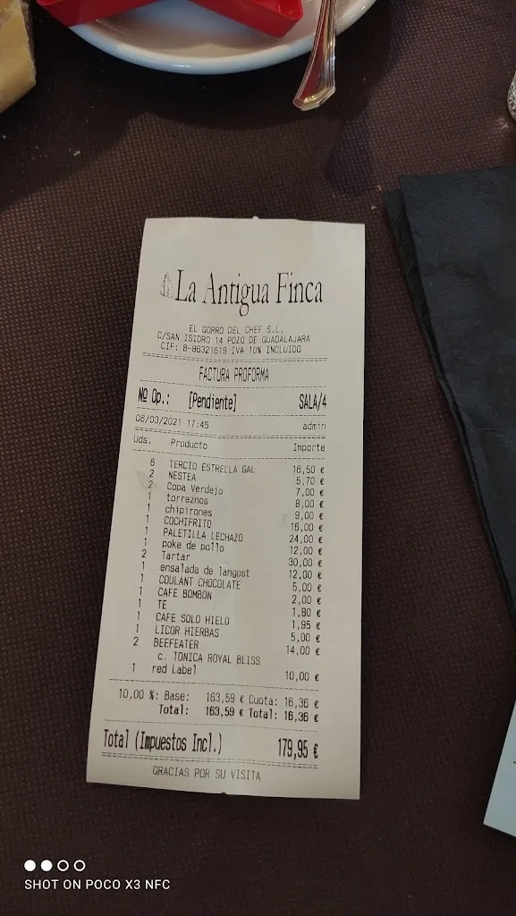 Menu_La Antigua Finca_Pozo de Guadalajara_immagine_3