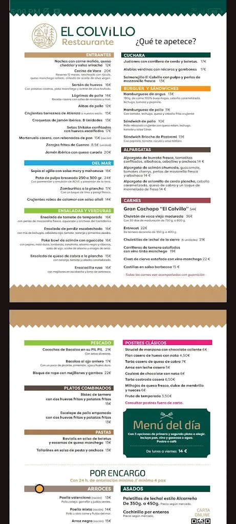 Menu_El Colvillo - Restaurante_Rillo de Gallo_image_1