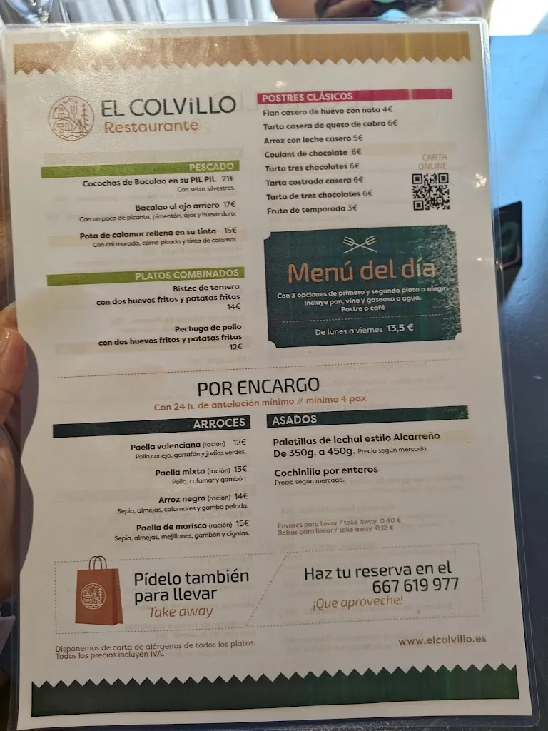 Menu_El Colvillo - Restaurante_Rillo de Gallo_image_3