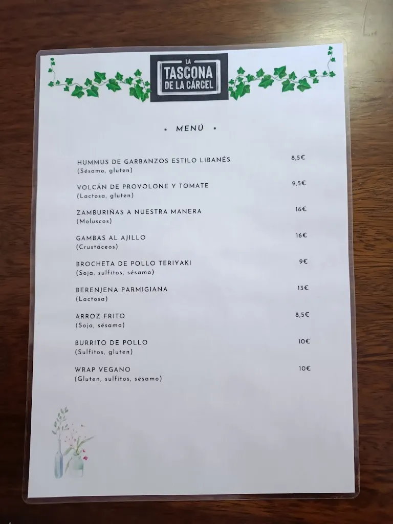 Menu_Plazuela Jail_Paredes de Sigüenza_image_2