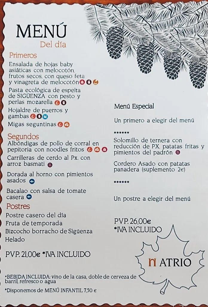 Menu_Atrio_Paredes de Sigüenza_image_1