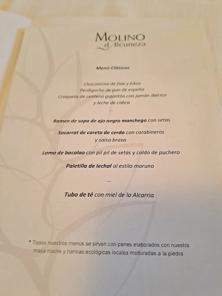 Menu_El Restaurante del Molino de Alcuneza_Paredes de Sigüenza_image_3