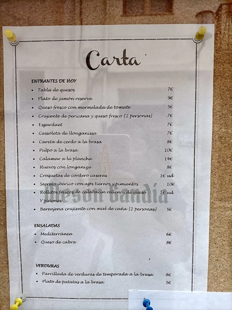 Menu_Mesón Gandía_Banyeres de Mariola_image_2