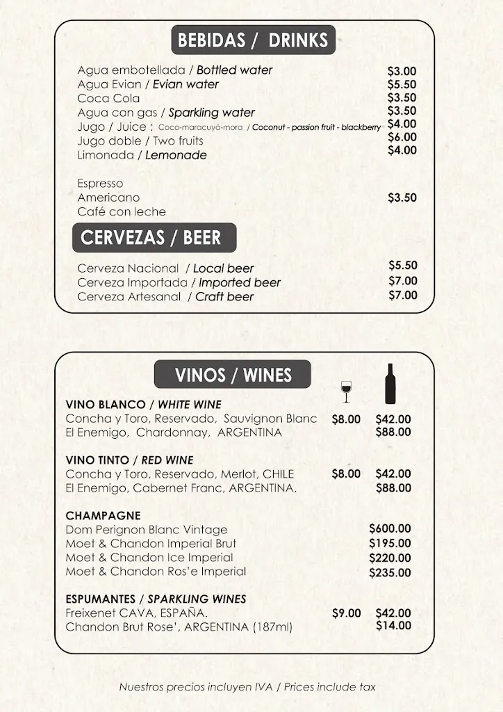 Menu_Isla Grill_Galápagos_immagine_1