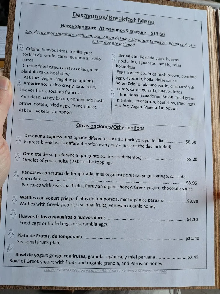 Menu_Nazca Esencia Restaurant_Galápagos_image_3