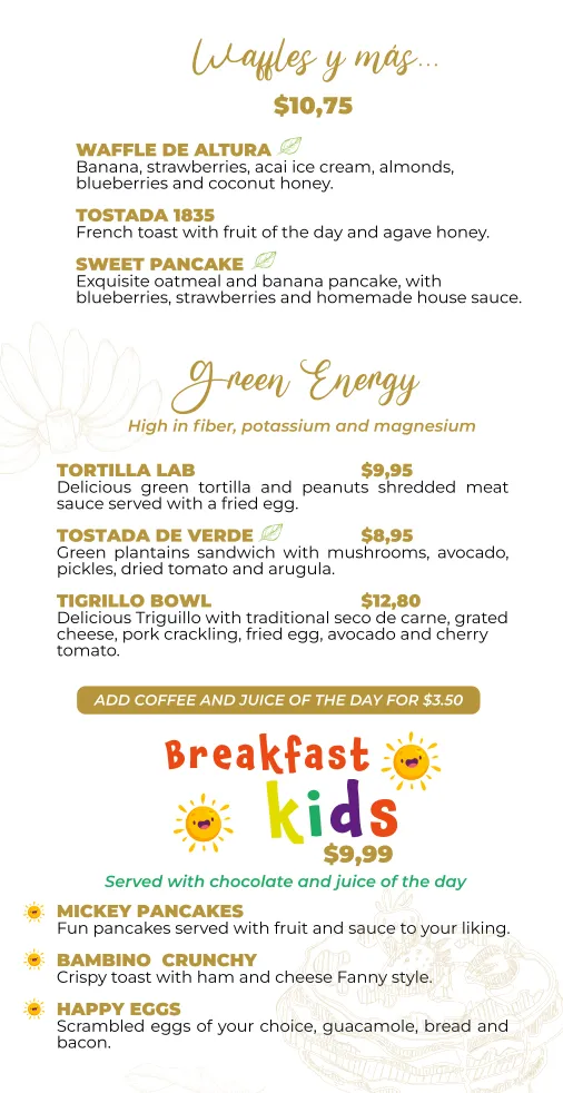 Menu_1835 Restaurant & Coffee_Galápagos_image_2