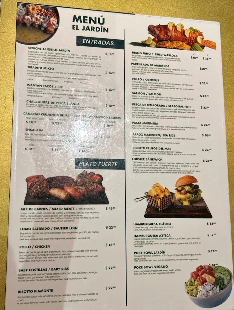 Menu_PLAZA EL JARDÍN GALÁPAGOS_Galápagos_image_1