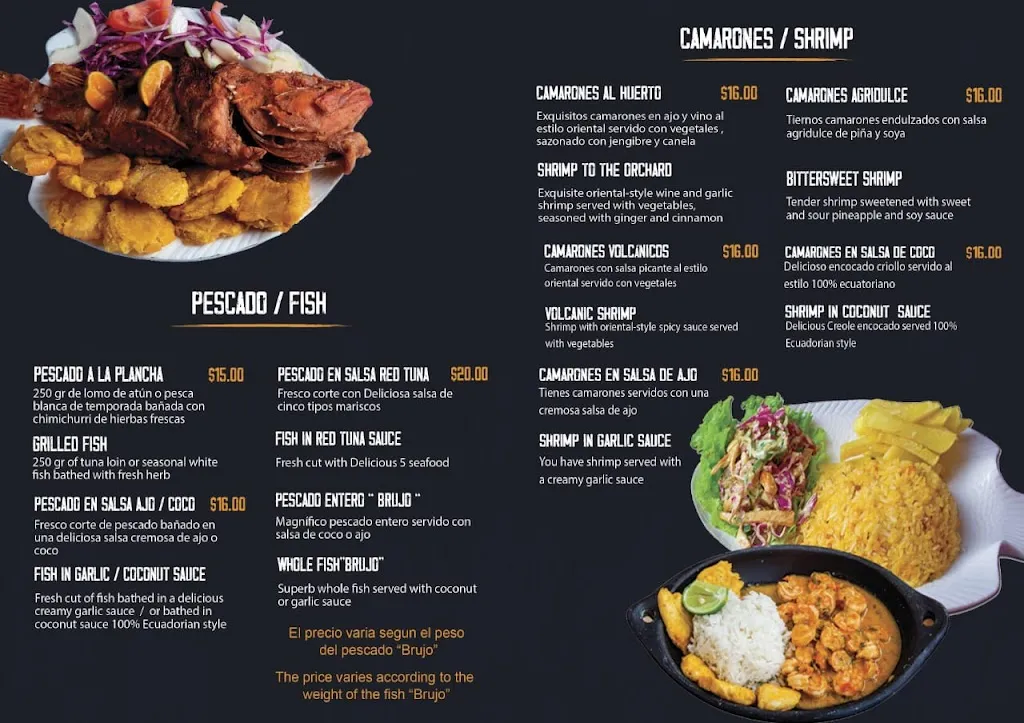 Menu_Restaurante Red Tuna_Galápagos_image_1