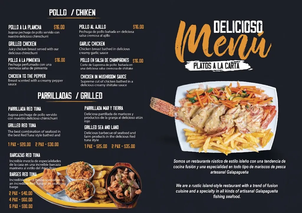Menu_Restaurante Red Tuna_Galápagos_image_3