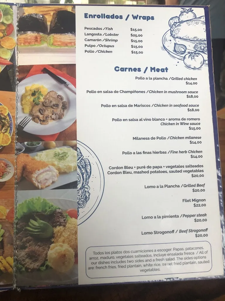 Menu_The Pier Restaurant & Cevicheria_Galápagos_immagine_1