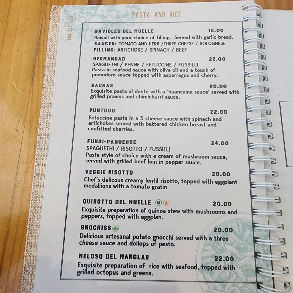 Menu_El Muelle de Darwin_Galápagos_image_1