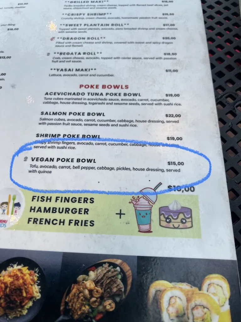 Menu_La Regata_Galápagos_immagine_2