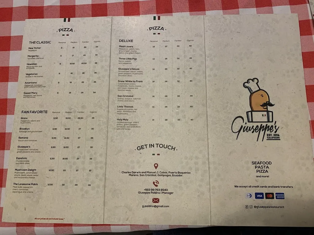 Menu_Giuseppe's_Galápagos_image_1