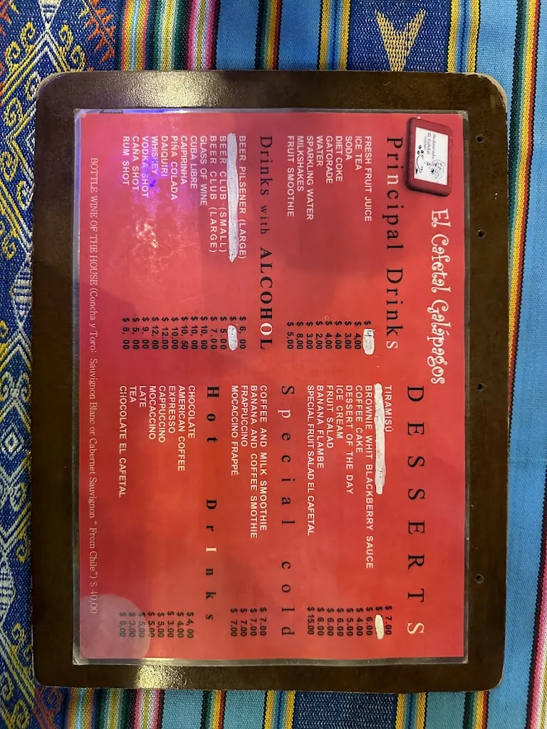 Menu_El Cafetal_Galápagos_image_4