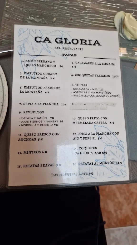 Menu_Restaurant Ca Glòria_Beniardá_image_3