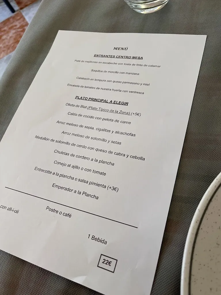 Menu_Restaurant Ca Glòria_Beniardá_image_4