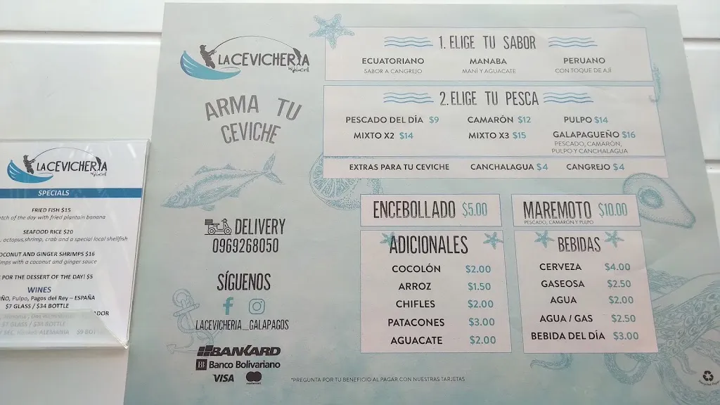 Menu_La Cevicheria by Isla Grill_Galápagos_image_3
