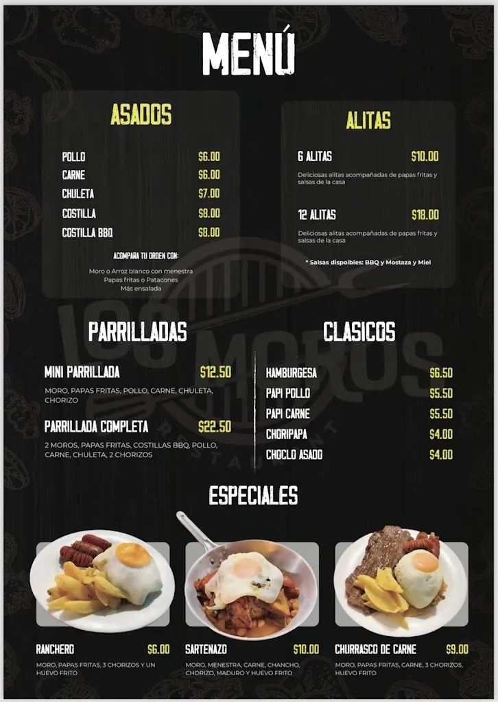 Menu_Los Moros_Galápagos_image_1