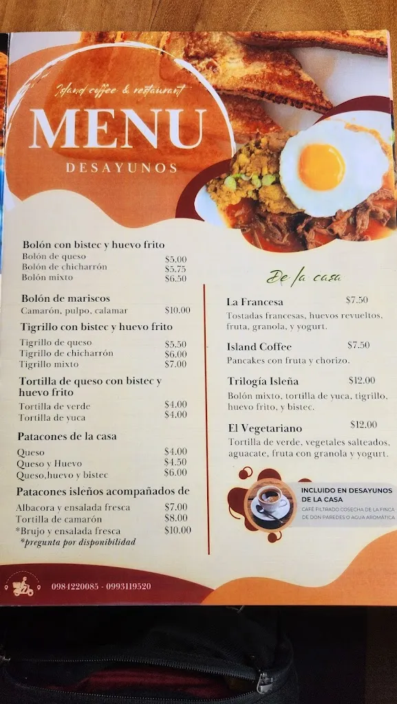 Menu_Island Coffee_Galápagos_image_2