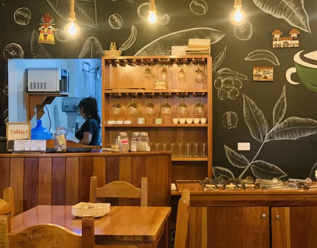 Island Coffee restaurant in Galápagos