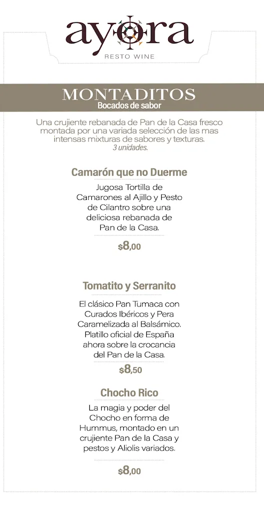 Menu_AYORA Resto Wine_Galápagos_image_2