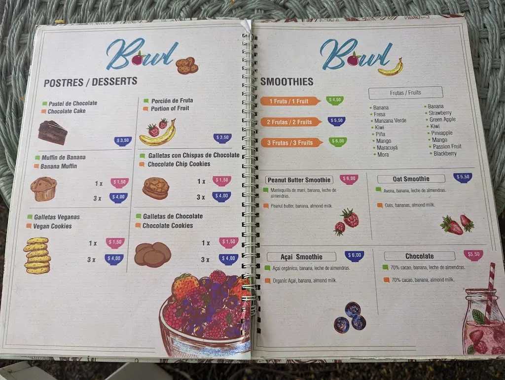 Menu_Bowl Acai Bar_Galápagos_image_2
