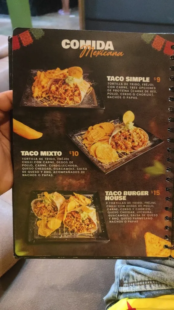 Menu_Burger House_Galápagos_image_1