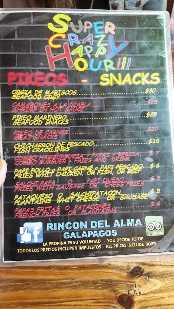 Menu_Rincón del Alma_Galápagos_image_1