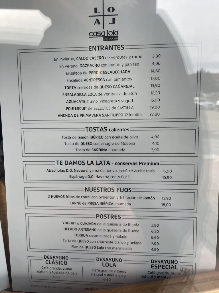 Menu_Rueda: Casa Lola_Rueda de la Sierra_image_2