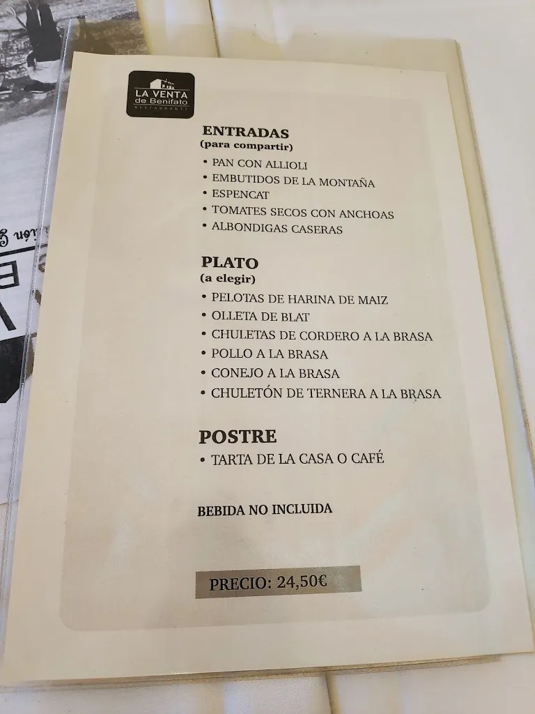 Menu_Restaurante La Venta de Benifato_Beniardá_immagine_2