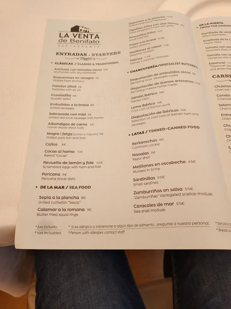 Menu_Restaurante La Venta de Benifato_Beniardá_immagine_3