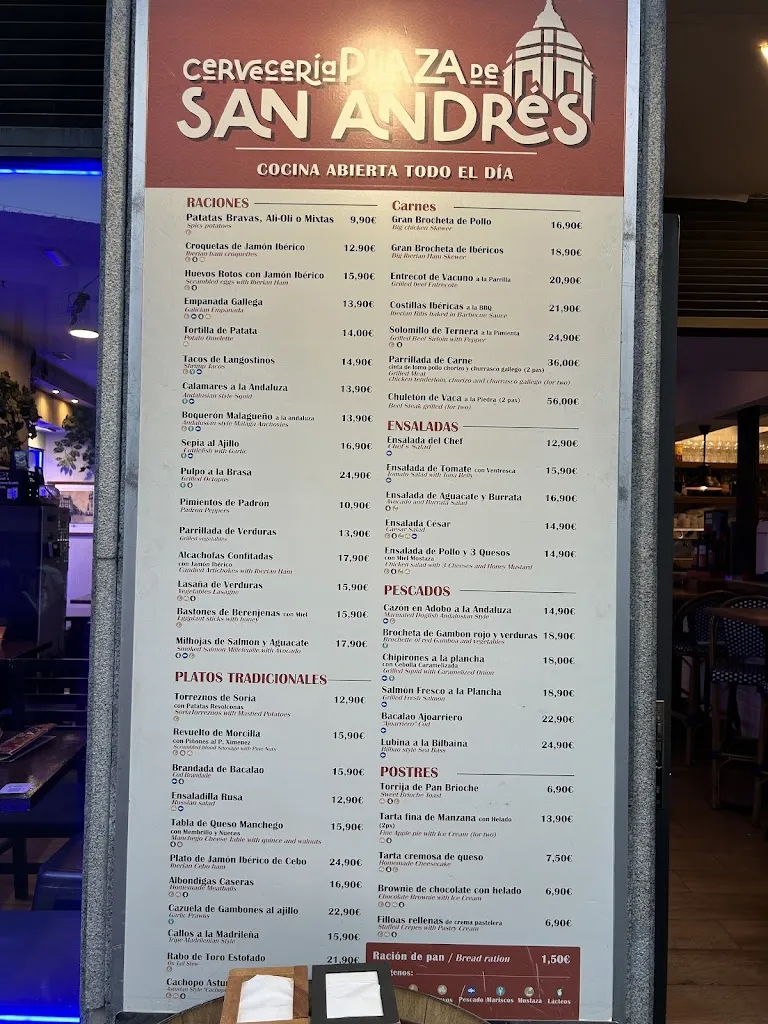 Menu_Cervecería San Andrés_San Andrés del Rey_immagine_2