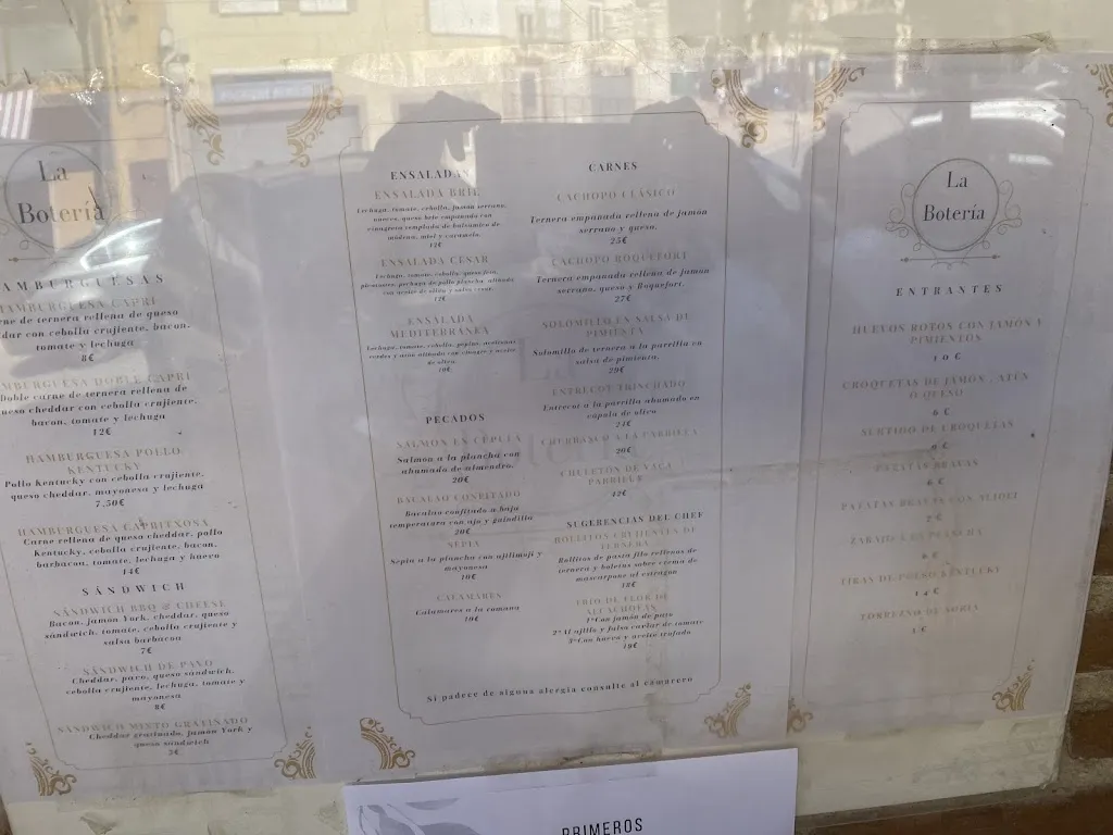 Menu_Restaurante La Botería Hostal Rural & Spa _Sacedón_image_3