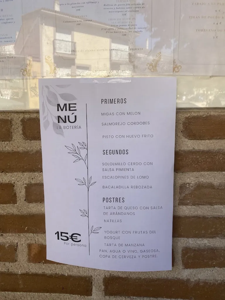 Menu_Restaurante La Botería Hostal Rural & Spa _Sacedón_image_4