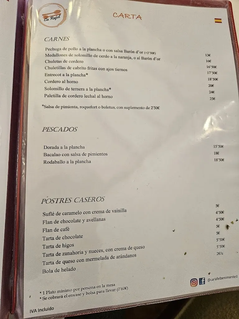 Menu_Mesón Ca Rafel Benimantell_Beniardá_image_1