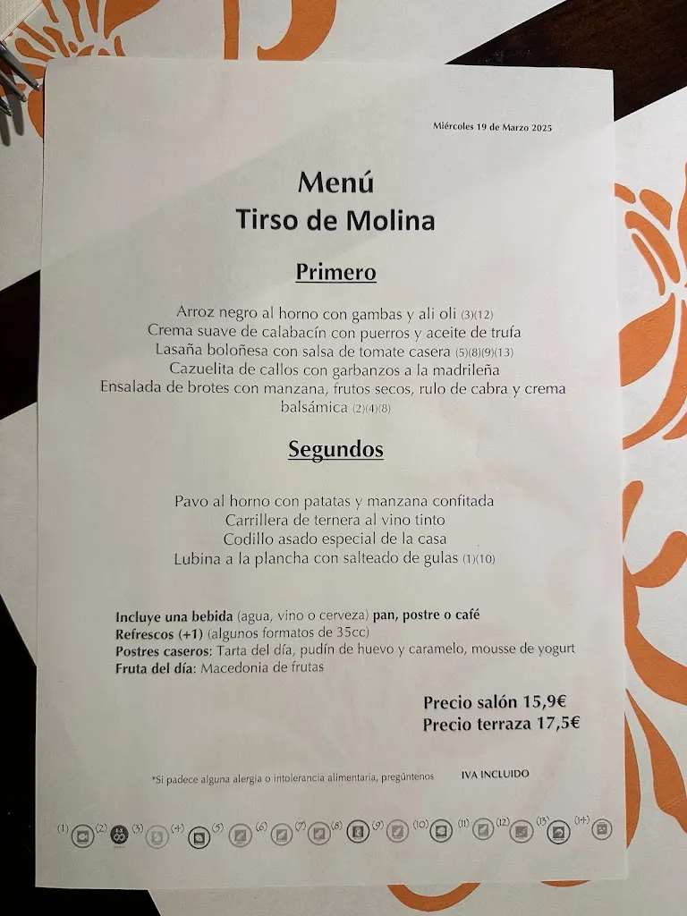 Menu_Taberna Tirso de Molina_Torrecuadrada de Molina_image_1