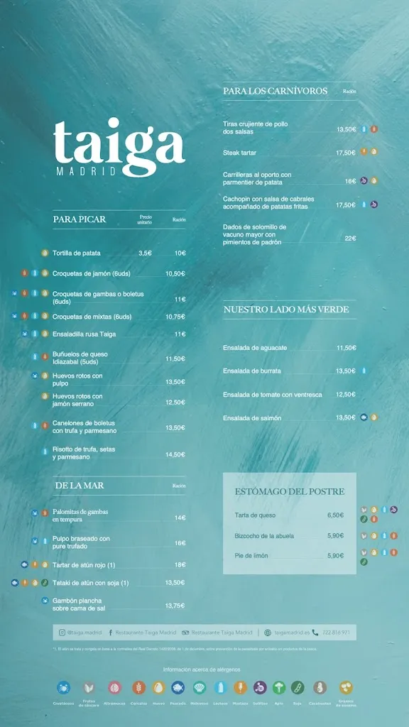 Menu_Restaurante Taiga Madrid_Torrecuadrada de Molina_image_1