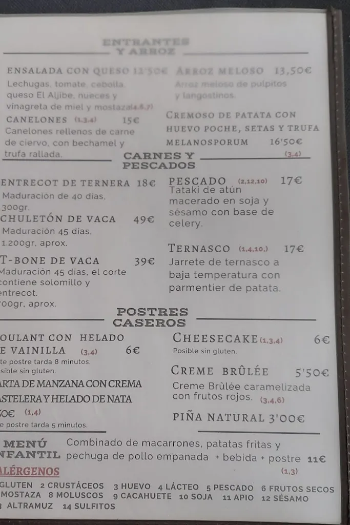 Menu_Bar Restaurante Los Poyales_Traíd_image_2