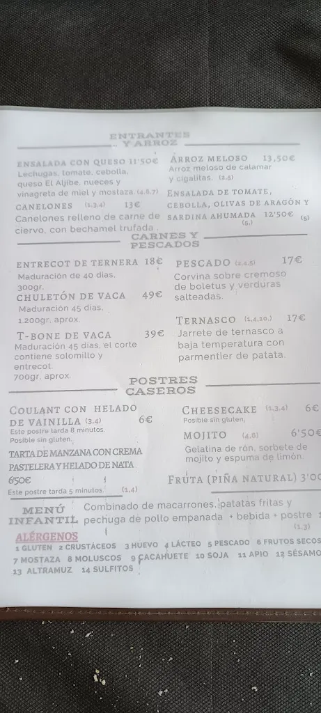 Menu_Bar Restaurante Los Poyales_Traíd_image_4
