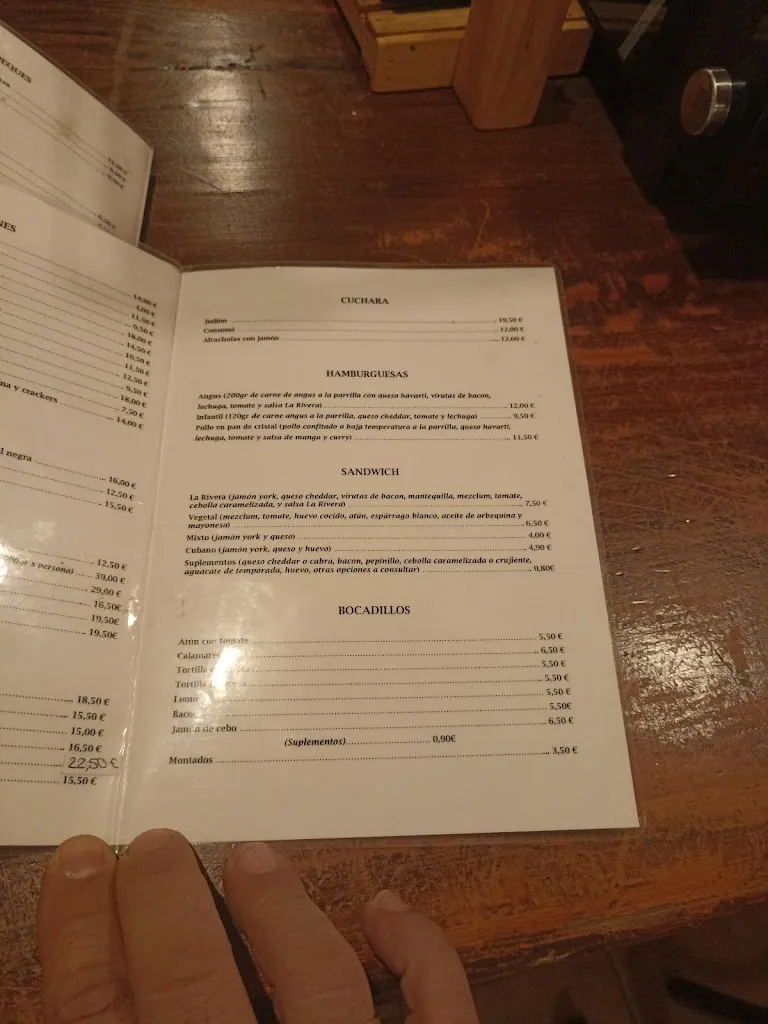 Menu_Restaurante La Rivera Torrejón del Rey_Torrejón del Rey_image_1