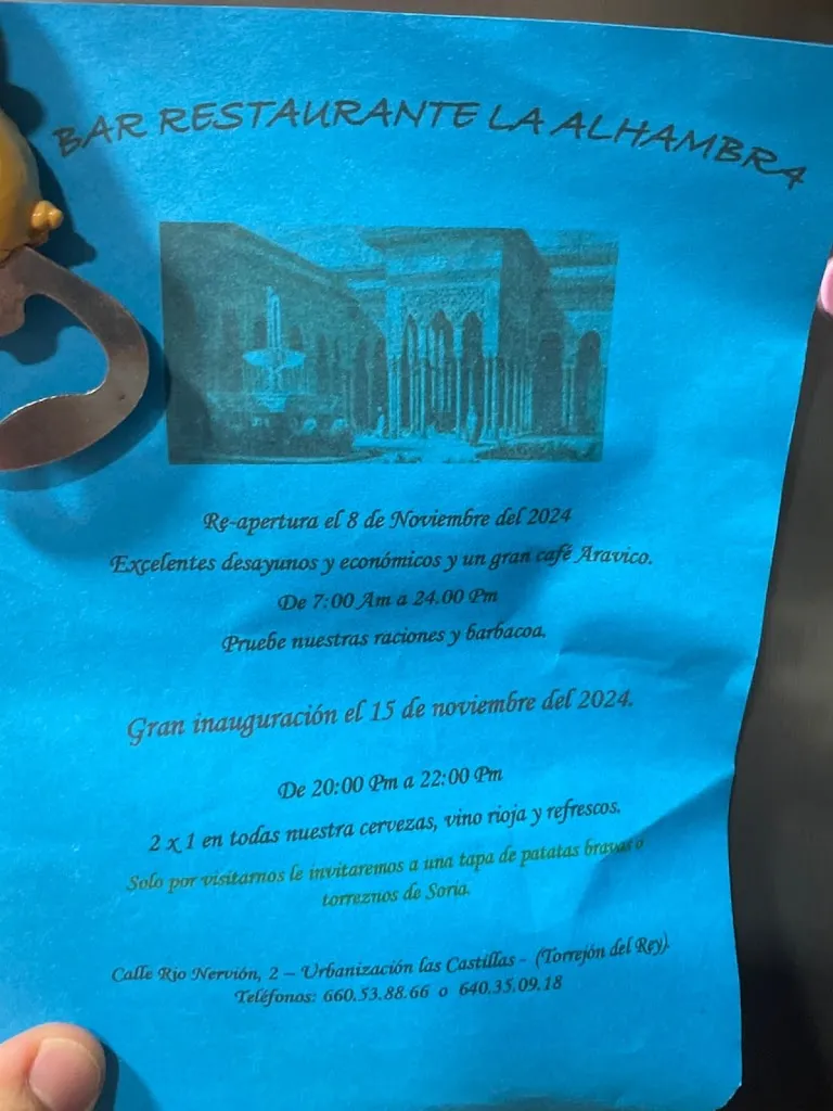 Menu_Alhambra Bar_Torrejón del Rey_image_3